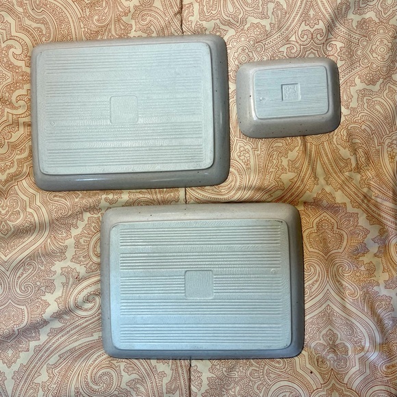 Blue fish sushi plate set of two plus dipping bowl - Picture 5 of 5